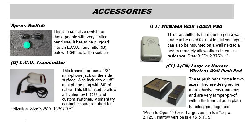 Open Sesame Residential Door Opener - 5 Yr Warranty - Broadened Horizons Direct