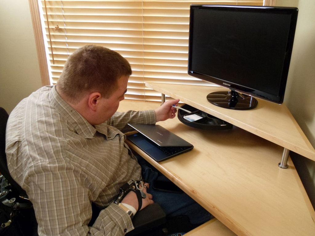 The Maverick Command Center Powered Height Adjustable Workstation Package & FREE USA SHIPPING - Broadened Horizons Direct