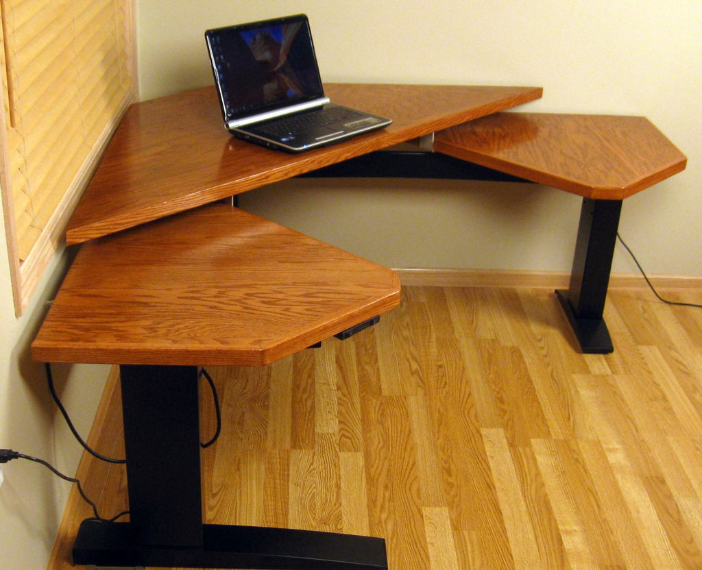 The Maverick Command Center Powered Height Adjustable Workstation Package & FREE USA SHIPPING - Broadened Horizons Direct