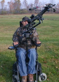 Powershooter Powered Gun Mount Pkg for C1-C5 Quadraplegics - Broadened Horizons Direct