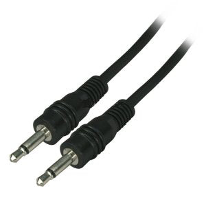 5 Pack - 6ft 3.5mm Mono 2 conductor Male to Male Cable for PowerGrip - Broadened Horizons Direct