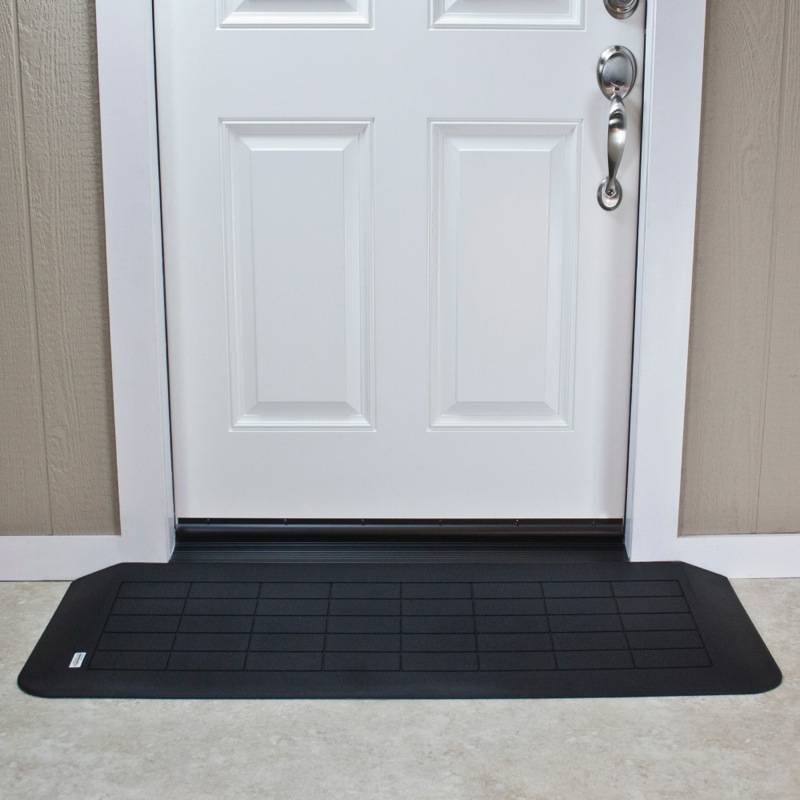 TRANSITIONS® Angled Entry Mat: Door Threshold Ramp