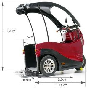 Motoped echariot elektryczny wózek inwalidzki