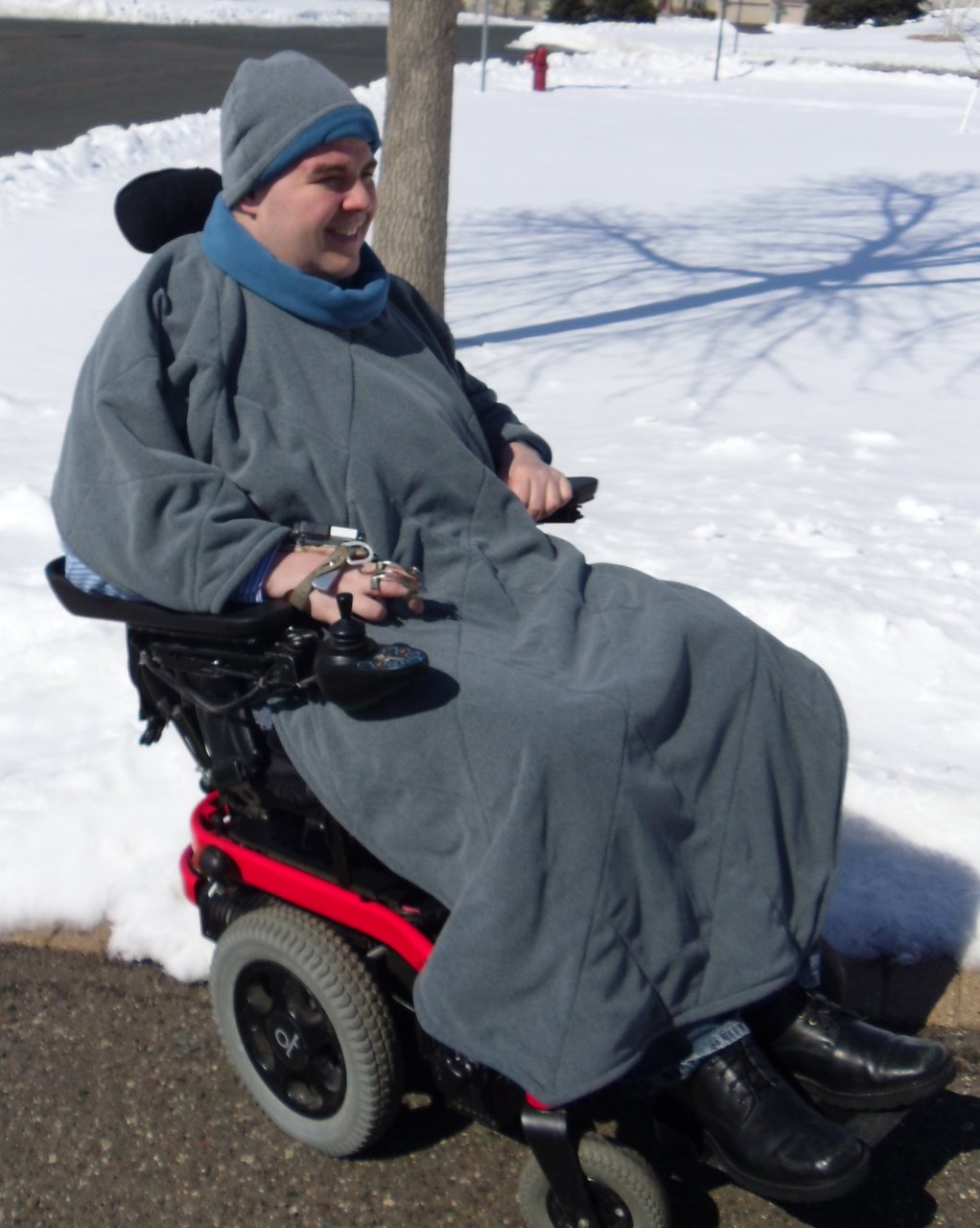Comfort Coat Polartec Microfiber Fleece Wheelchair Poncho - Broadened Horizons Direct