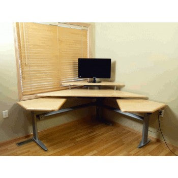 Executive Command Center Manual Height Adjustable Workstation Package & FREE USA SHIPPING - Broadened Horizons Direct