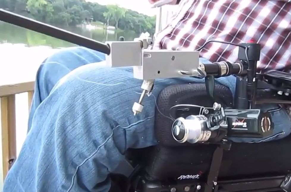Pre-order Ez-Cast Wheelchair Armrest Cast-Assist Fishing Rod Holder