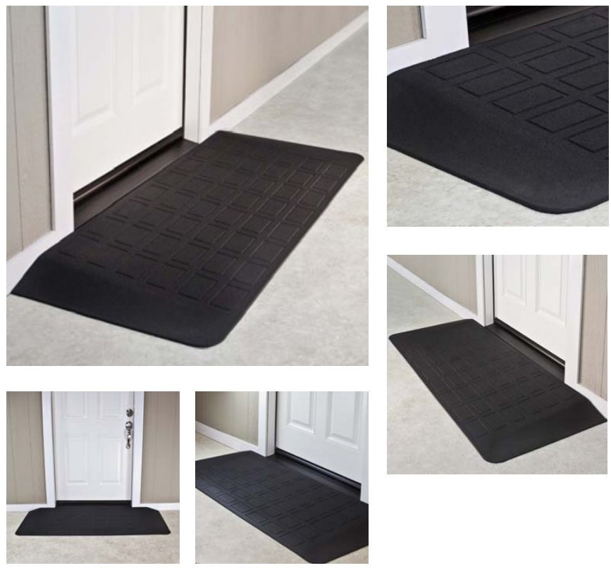 Door Threshold Ramps - Rubber - Broadened Horizons Direct