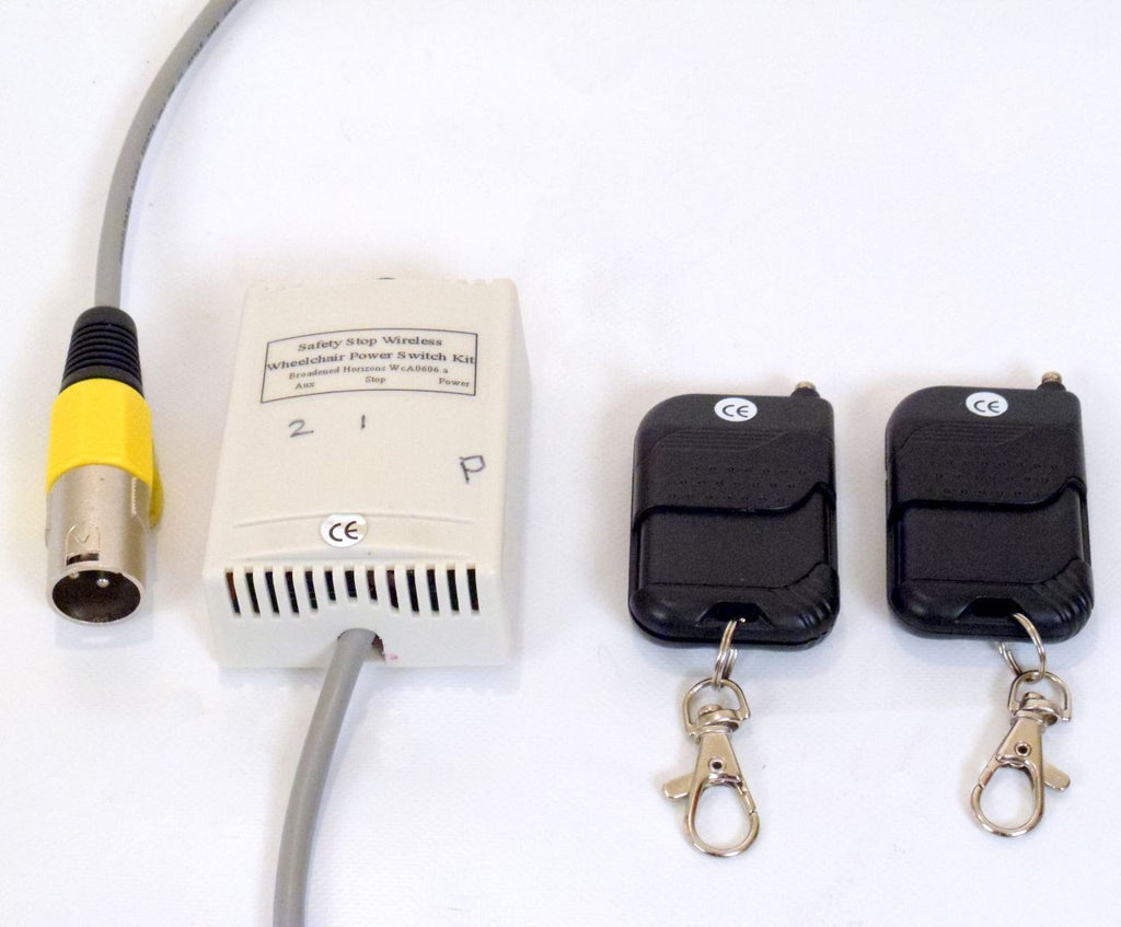 Safety Stop Wireless Remote Wheelchair Kill Switch Kit - Broadened Horizons Direct