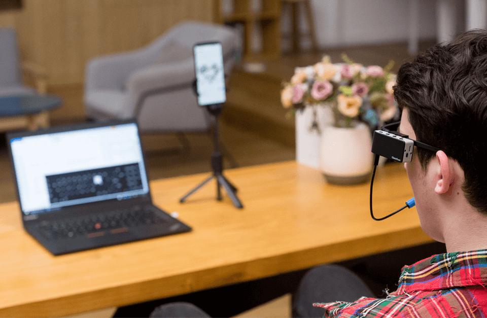 Glassome v1.4 souris de mouvement de tête mains libres Bluetooth