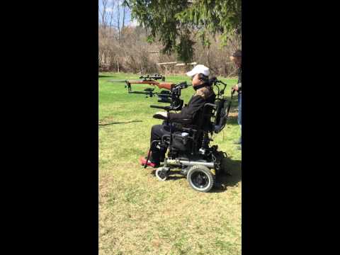 PowerShooter pistolero de pistola PKG para cuadripléjicos C1-C5