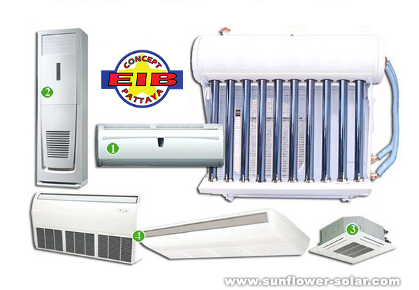 Hybrid Solar AC/DC Air Conditioning -up to 90% energy-saving