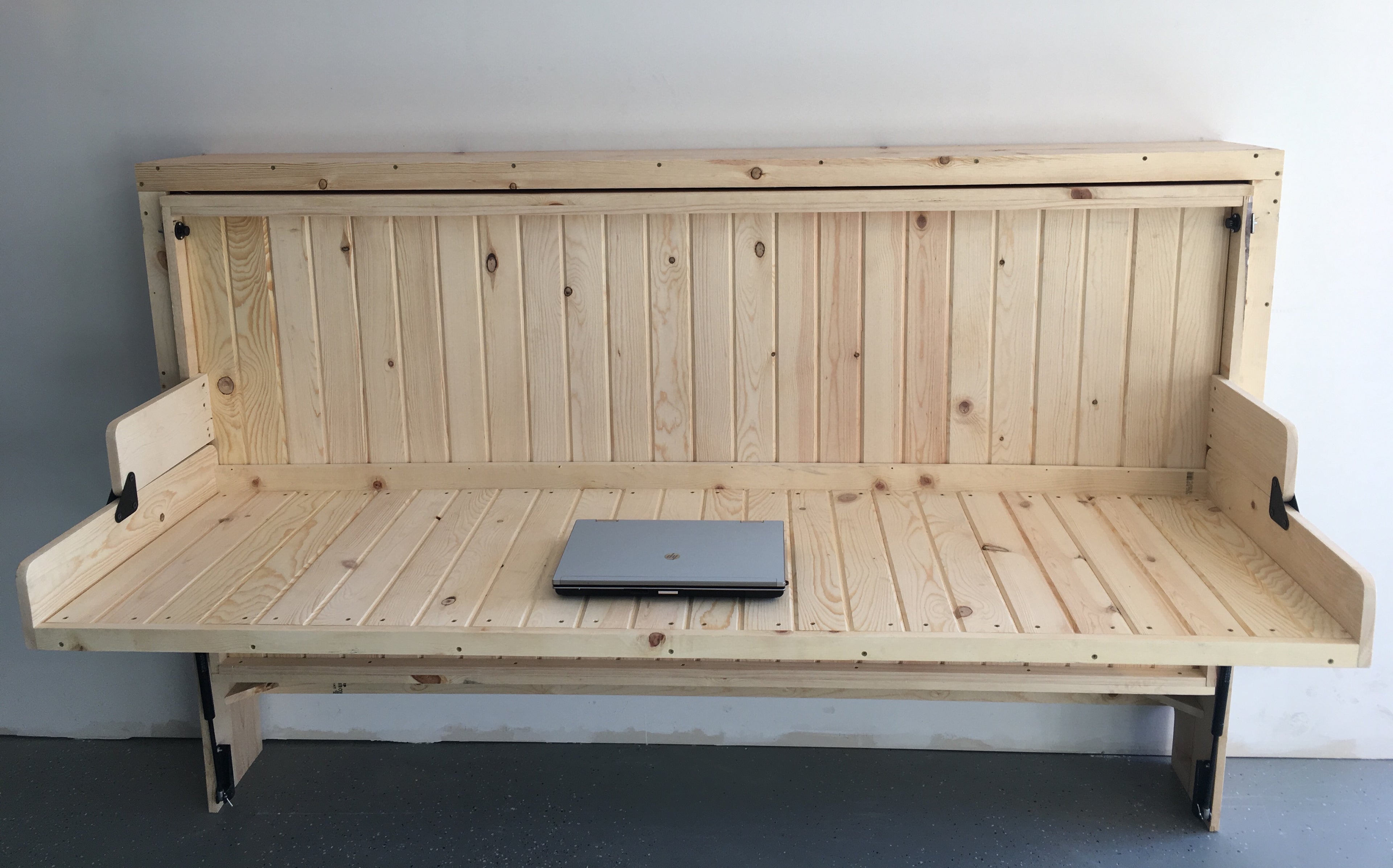 Contemporary Rustic HiddenBed from Solid Pine - Broadened Horizons Direct