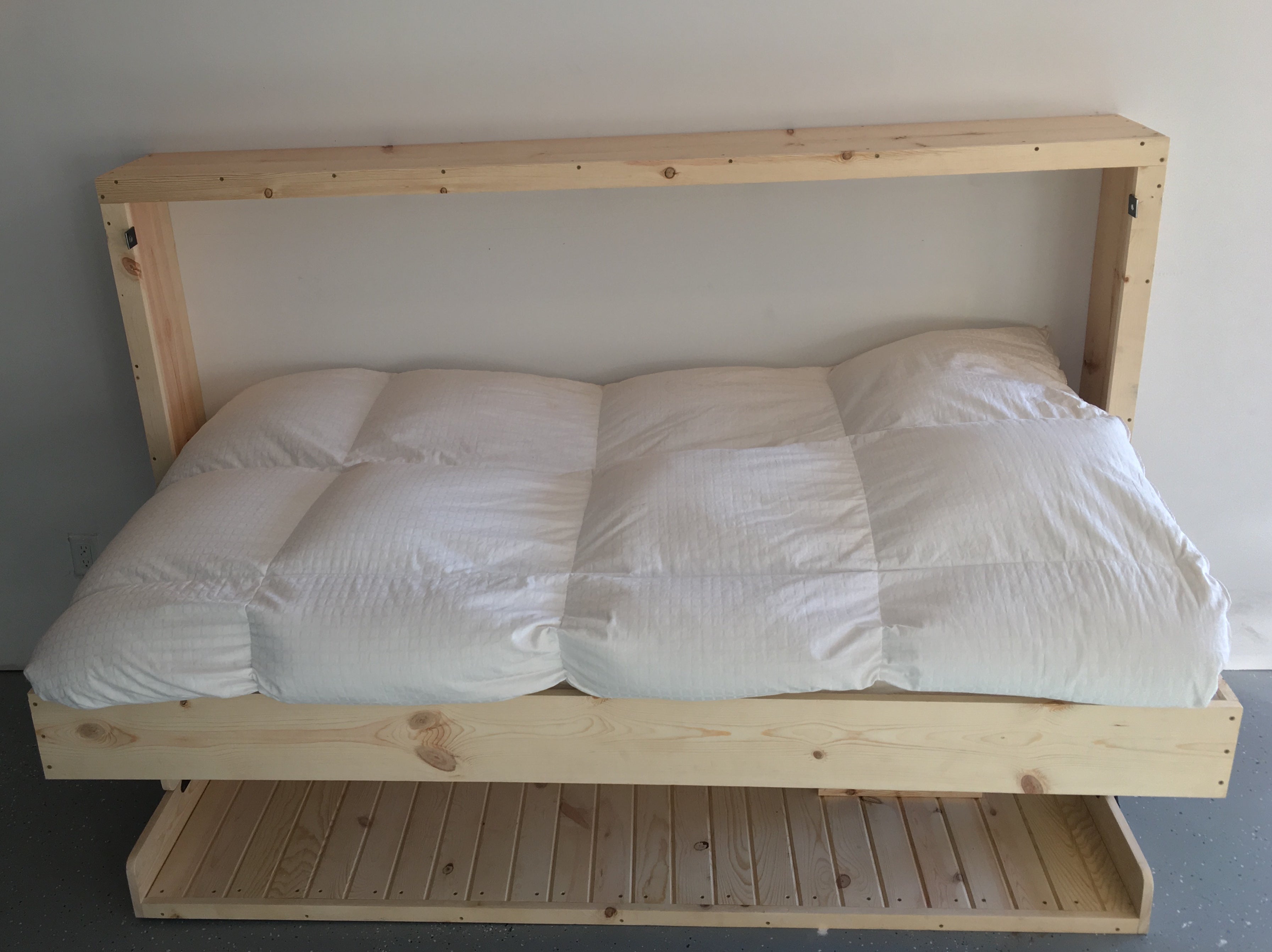 Contemporary Rustic HiddenBed from Solid Pine - Broadened Horizons Direct
