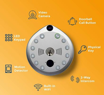 Gate Labs Camera Smart Lock Satin Nickel - New in Box - Broadened Horizons Direct