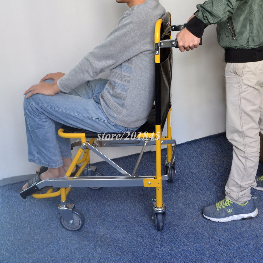 Taşınabilir katlanır engelli uçak koridoru tekerlekli sandalye