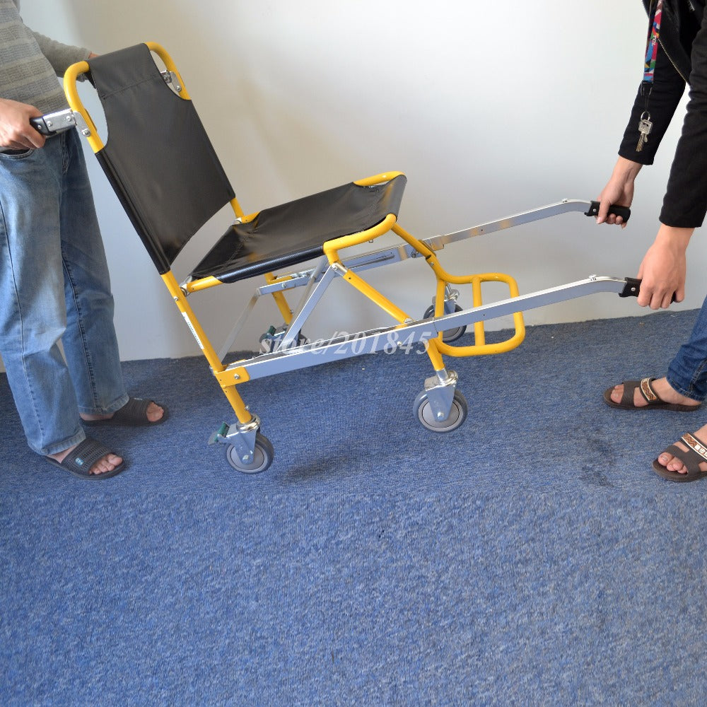 Silla de ruedas de pasillo de avión para discapacitados plegable portátil
