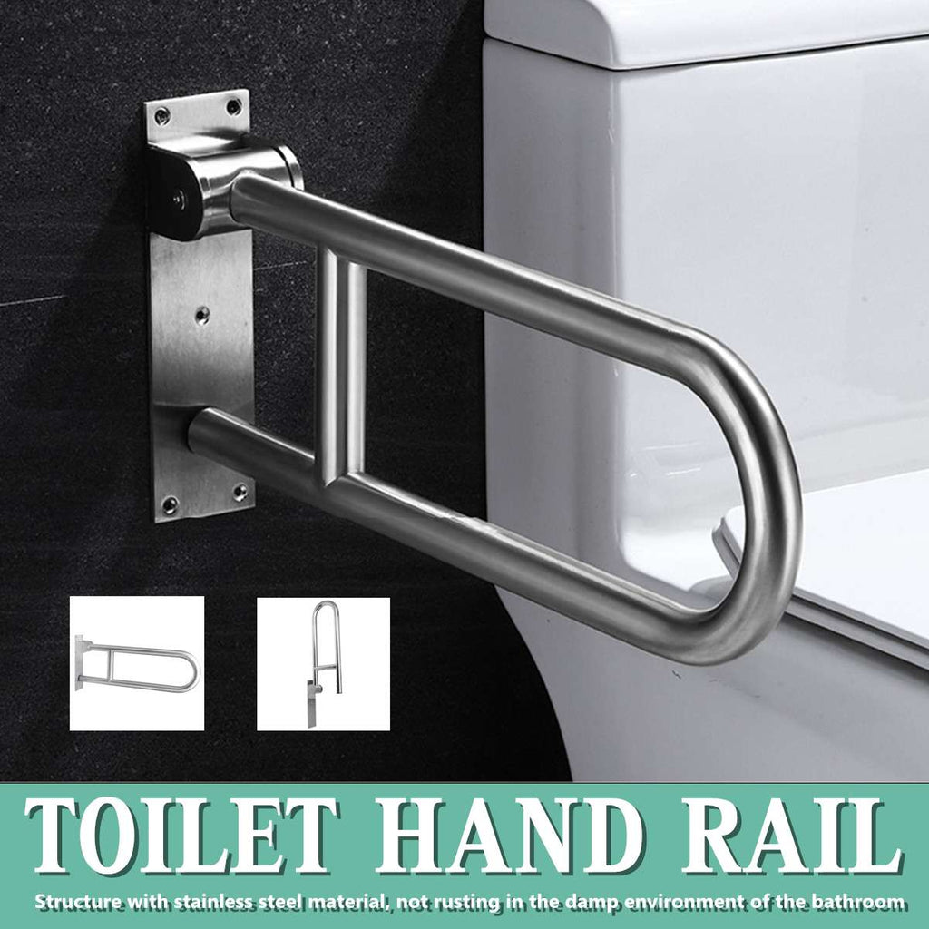 Barres de saisie des toilettes pliantes - Arec inoxydable