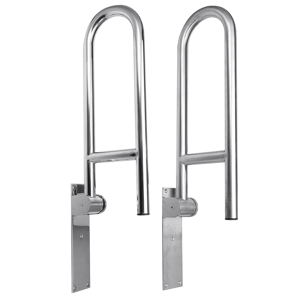 Barres de saisie des toilettes pliantes - Arec inoxydable