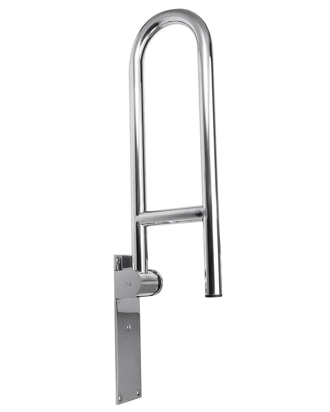 Fold-up Toilet Grab Bars - Stainless Steel