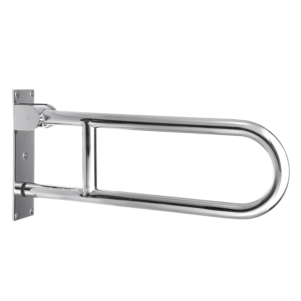 Fold-up Toilet Grab Bars - Stainless Steel
