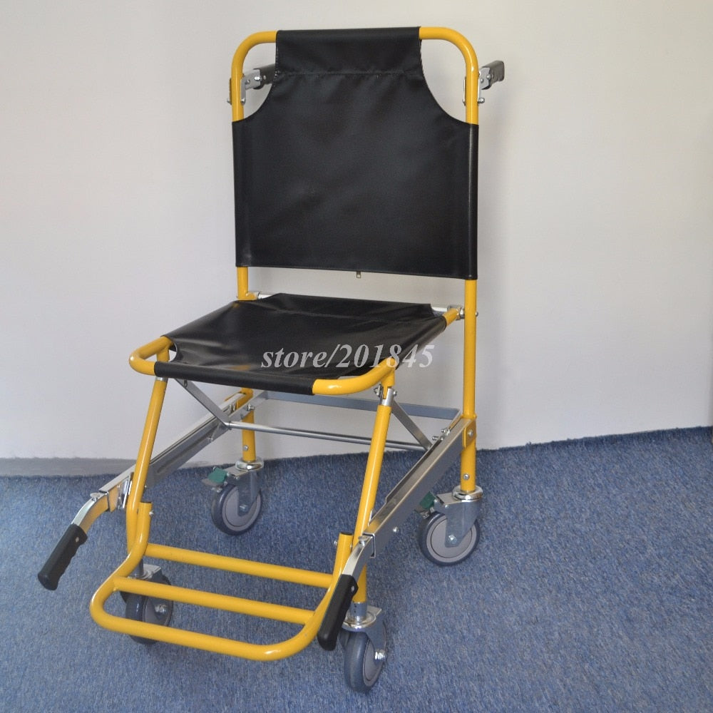 كرسي متحرك متنقل قابل للطي للمعاقين