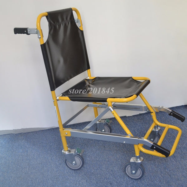 Cadeira de rodas portátil dobrável para deficientes de corredor de aeronaves