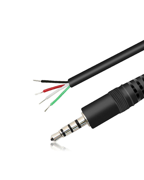 Cables de 1/8 "o 3.5 mm - extremos masculinos a hombres o desnudos