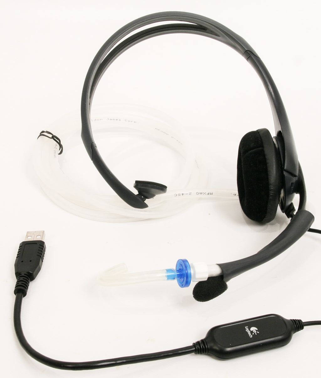 Sip-n-Puff Over-the-Head USB Headset and Switches for PC/Mac/Wii/PS3 - Broadened Horizons Direct